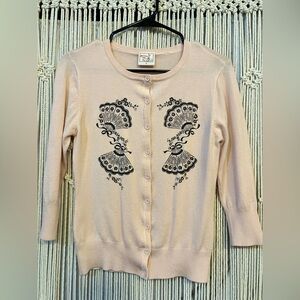 Mischief Made Oriental Floral Fan Cardigan